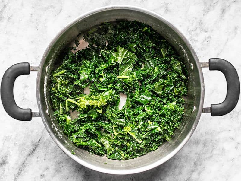 Sauté kale