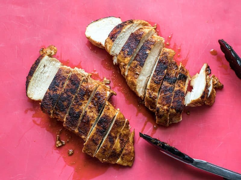 Sliced Smoky Chicken Breasts