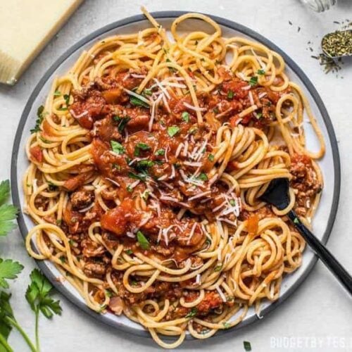 This rich and subtle pasta sauce is incredibly easy, which has earned it the title of The Best Weeknight Pasta Sauce in my house! BudgetBytes.com